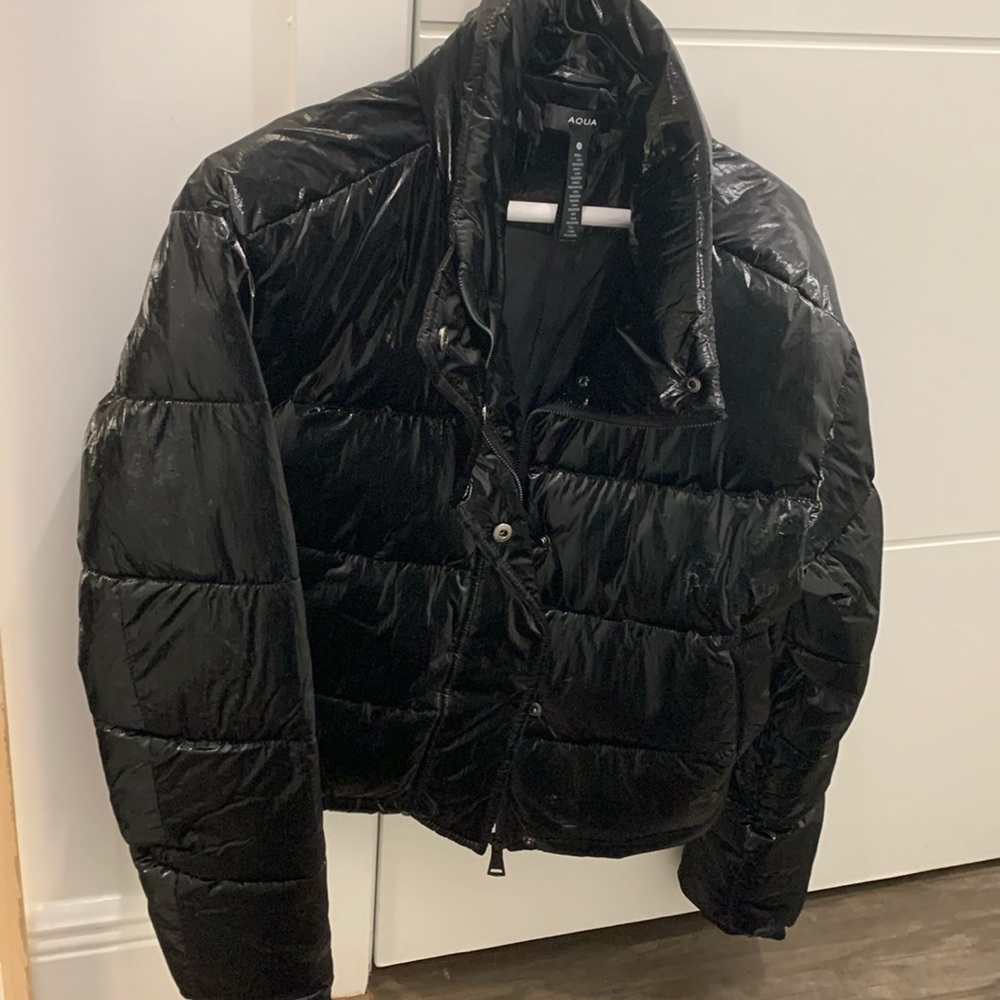 Aqua Short Puffer Jacket